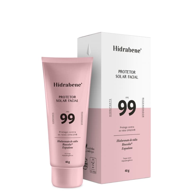Hidrabene Protetor Solar Facial Fps 99 40g