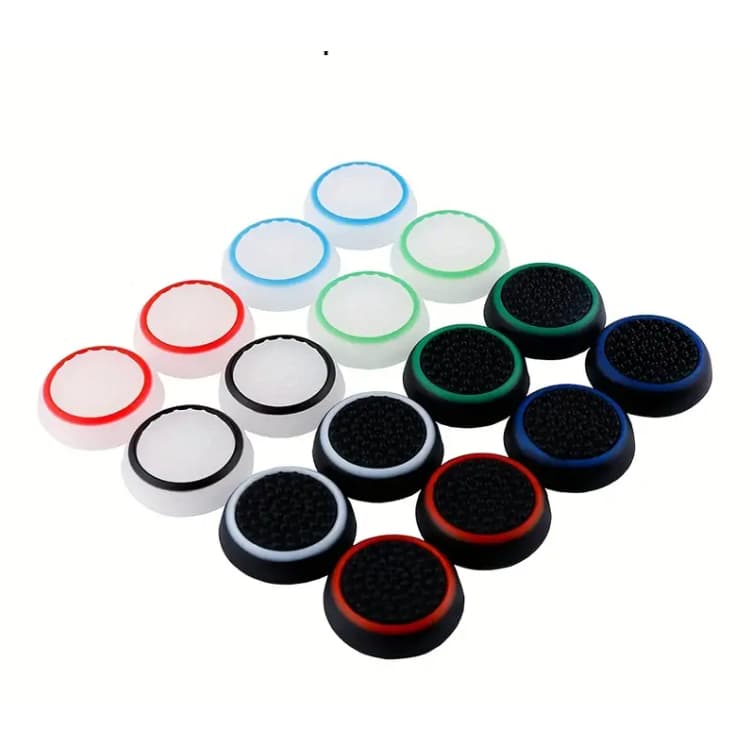 Par de Grip de Silicone para Analógicos – Xbox, PS1/PS2/PS3/PS4/PS5 e Switch Pro