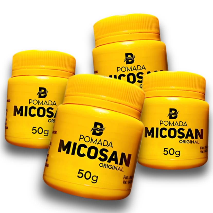 kit Pomada Micosan Creme 50g Original - Tratamento Auxiliar  Micoses e Clareador de Manchas