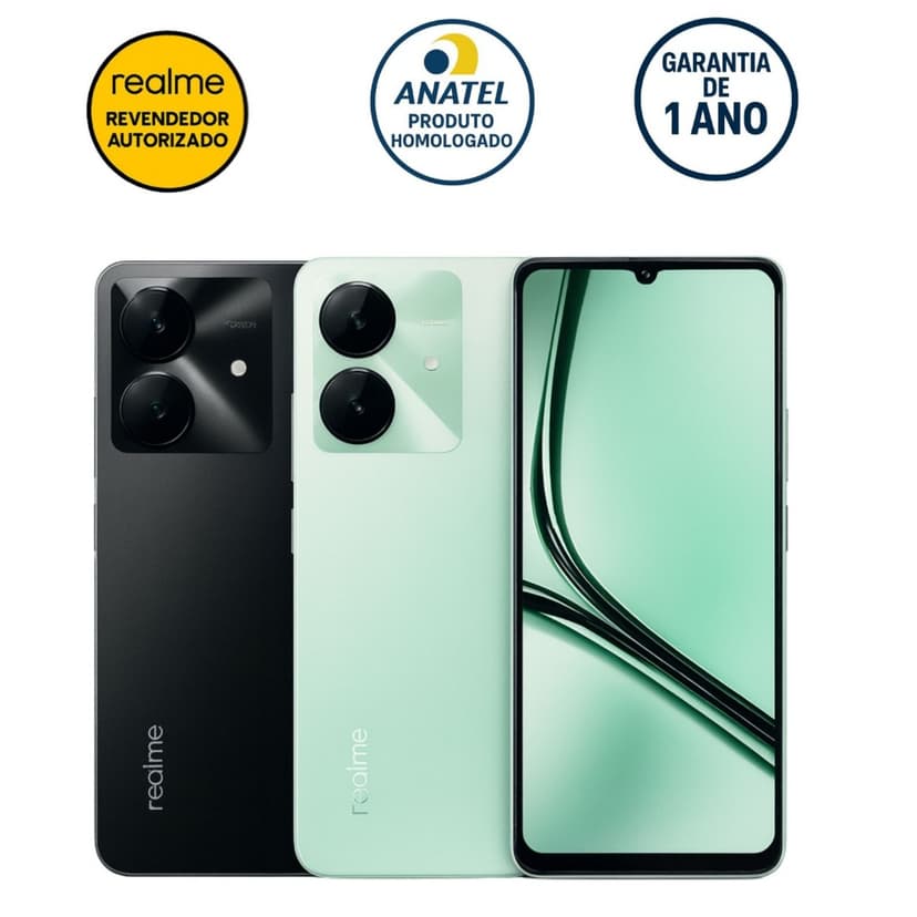 Celular Smartphone Realme Note 60 60X 256/4GB 128GB/4GB 64/3GB - 1 Ano de Garantia Original Lacrado
