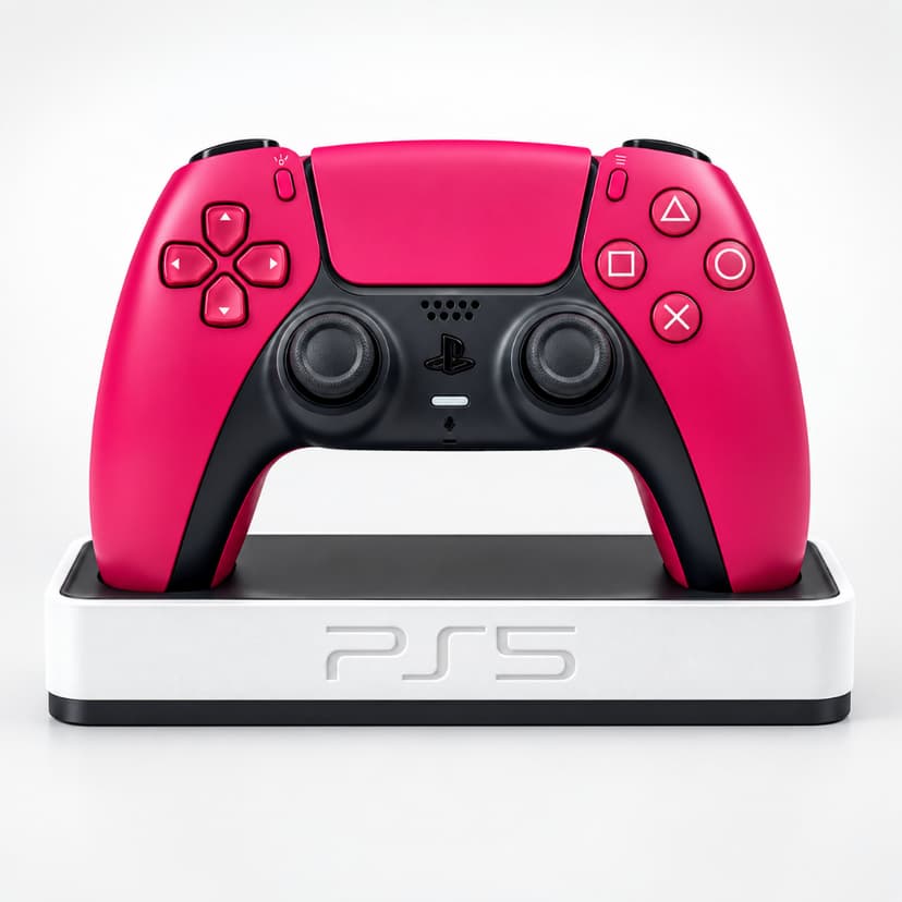Suporte Para Controle PS5 com Logo PS5 Base DualSense Branco ou Preto