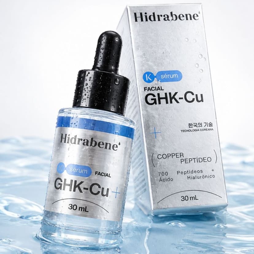 Hidrabene Sérum Facial GHK-Cu Peptídeo de Cobre – Firmeza e Densidade 700 Nano Peptídeos