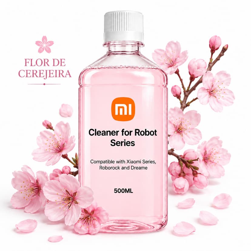 Desinfetante Limpador para Robô Aspirador Xiaomi – Floral - Alto rendimento