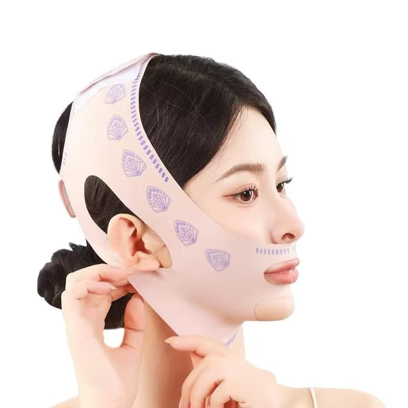 Máscara Modeladora Facial V-Line Lifting Instantâneo Definição do Rosto Modelagem Levantadora Rejuvenecedora V