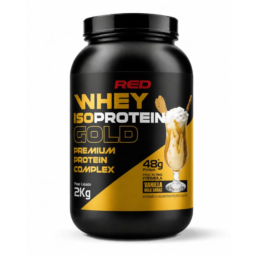 Isoprotein Gold 2kg - Whey Protein Isolado e Concentrado Blend