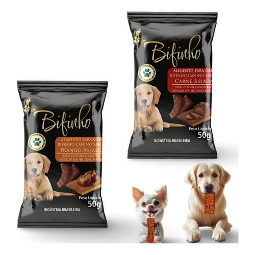 Bifinho Petisco Cachorro Snack Brupet 50g