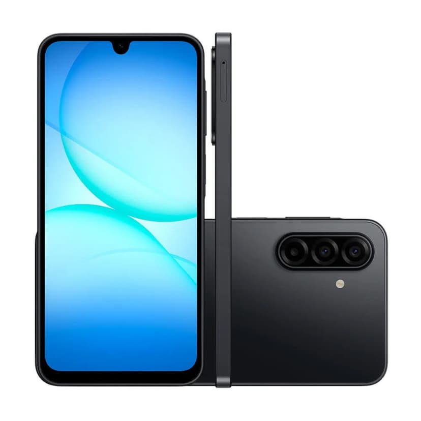SMARTPHONE SAMSUNG GALAXY A17 128GB 4GB RAM 50MP TELA 6.7 IP54 PRETO