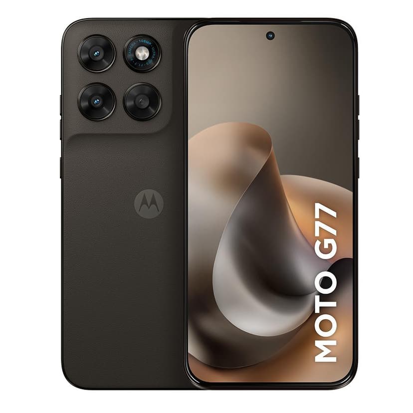 Smartphone Motorola Moto G77 5G 256GB (8GB RAM + 16GB RAM Boost) Câmera Traseira 108MP + 8MP Selfie 32MP 6.8" -  Marrom