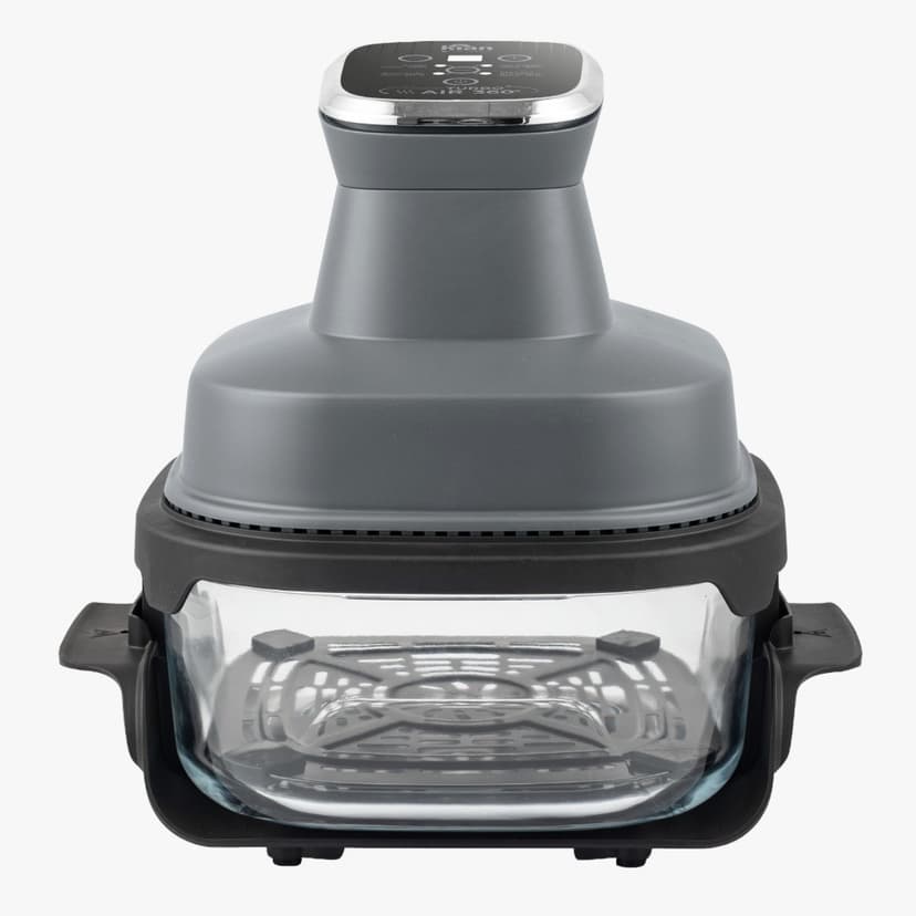 Fritadeira Elétrica 4L com Cesto de Vidro 1500W AFV-101 Air Fryer Travessa de vidro com Tampa Kian