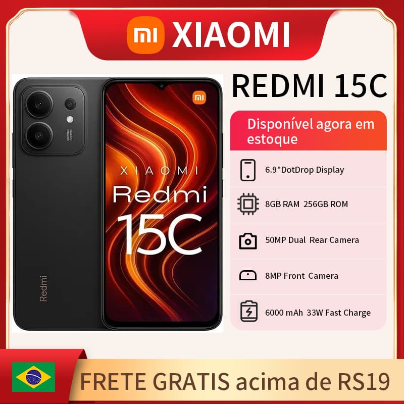 Xiaomi Redmi 15c 4gb + 256gb verde