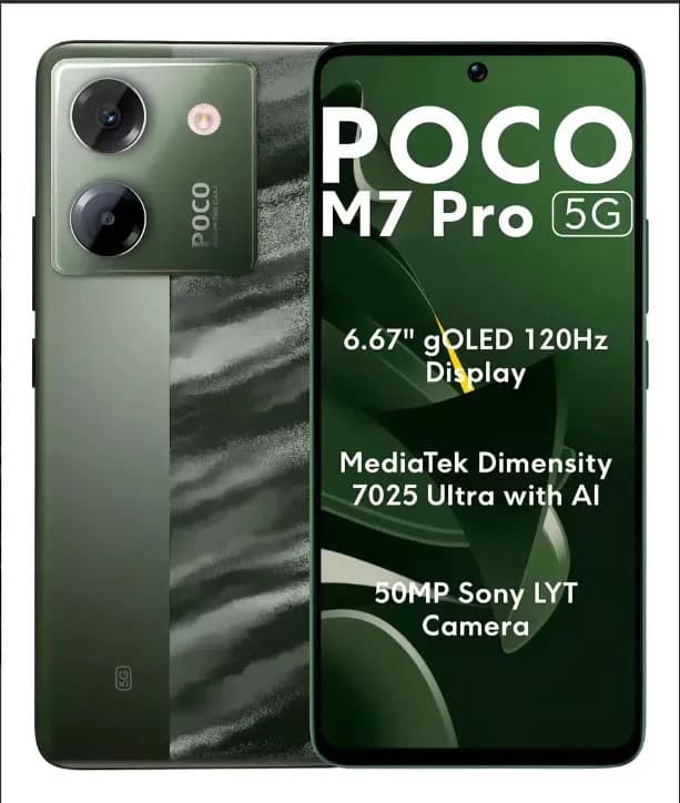 Celular SmartPhone Xiaomi Poco M7 Pro 5g Prata