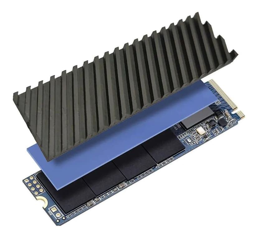 Dissipador Calor Grafeno Espessura 1.5mm Ssd Nvme M.2 2280