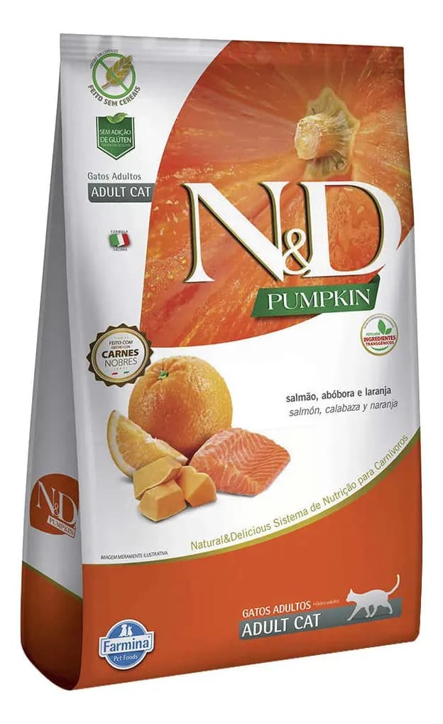 Ração Gato Farmina N&d Pumpkin Salmão Abóbora 400g