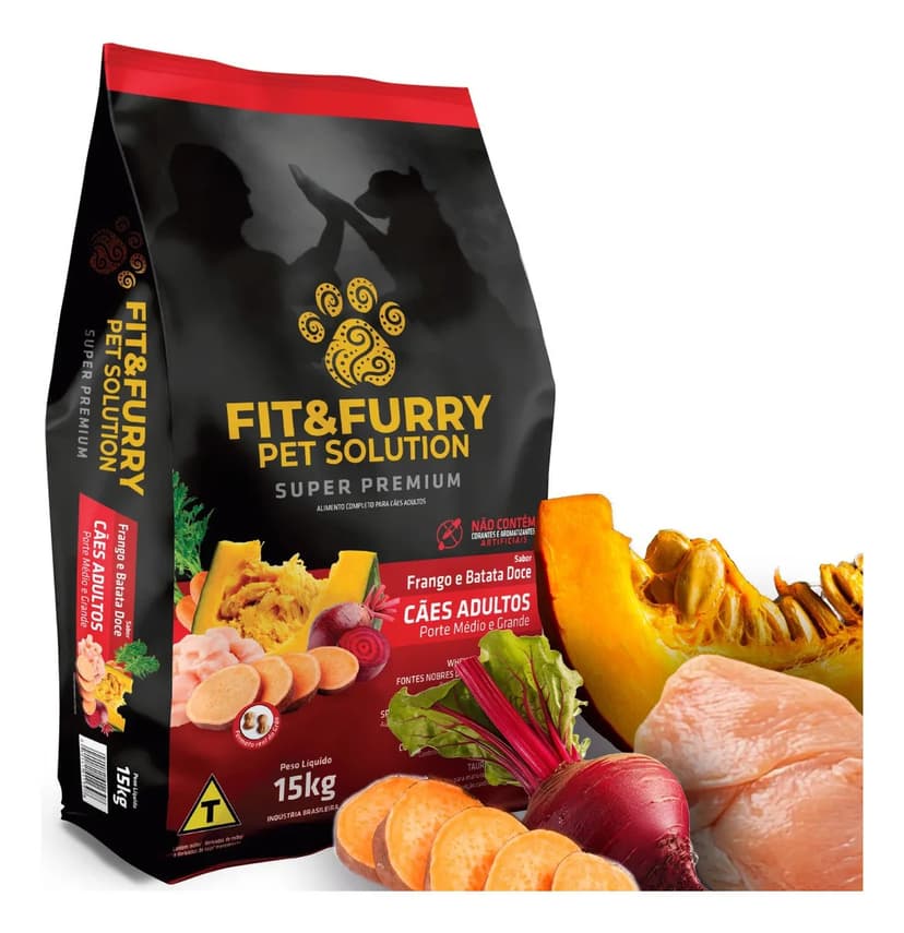 Ração Super Premium Adultos Porte Médio Frango E Batata 15kg