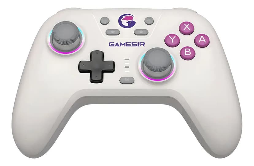 Controle Gamer Gamesir T4 Nova Hall Effect Cor Retro White