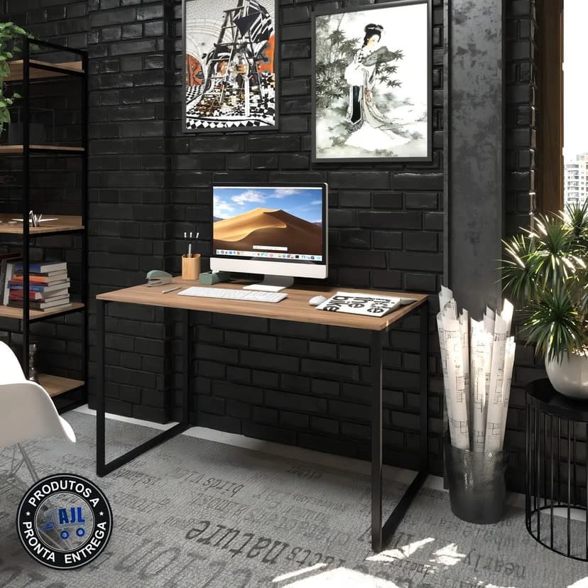 Mesa Para Computador/ Gamer Cor Marrom