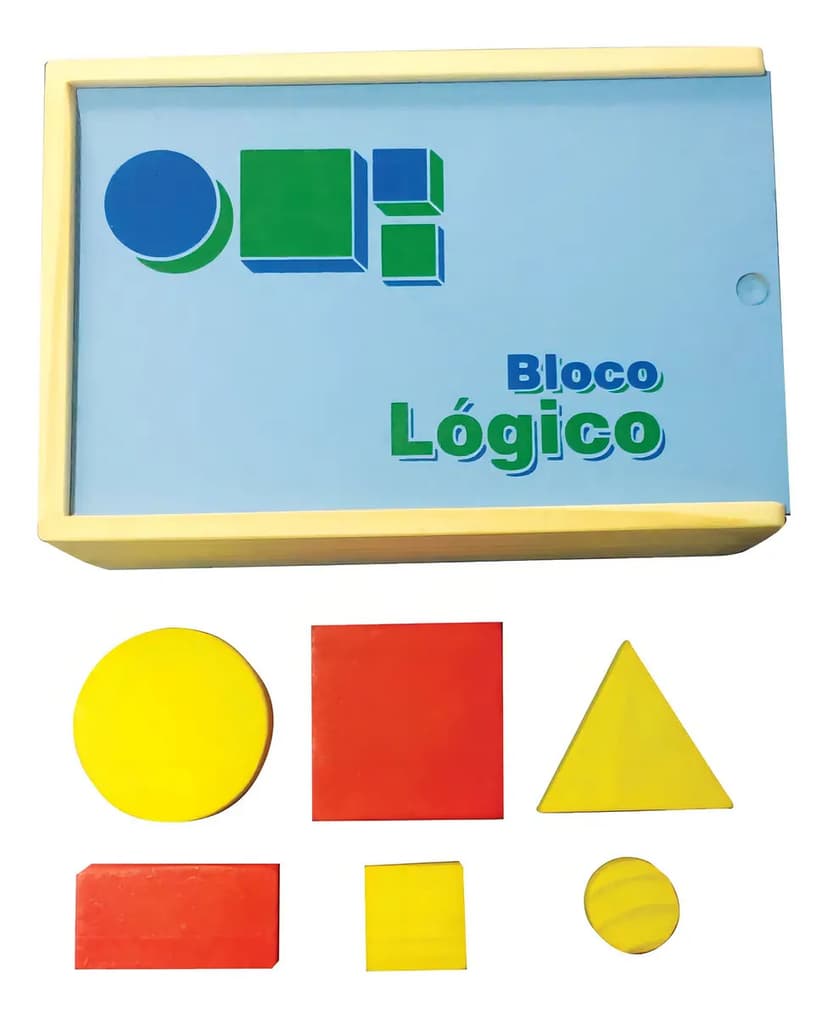 Brinquedos Educativos - Bloco Lógico 48 Peças