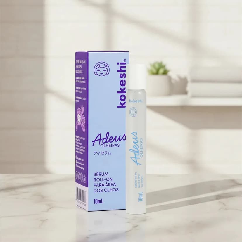 Sérum Roll-On Área dos Olhos Adeus Olheiras 10ml Kokeshi