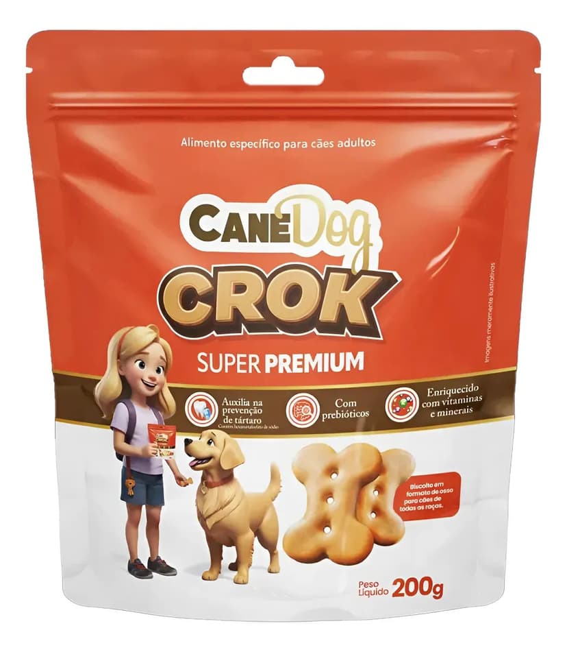 Petisco Cachorro Biscoito Recompensa Adestramento Super Premium 200g Canedog