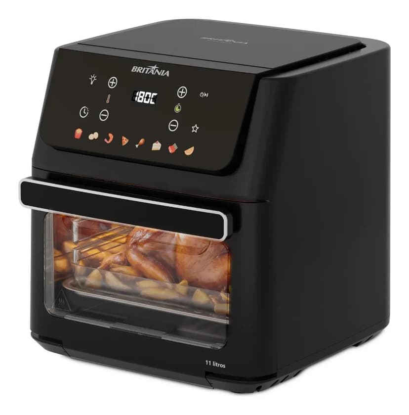 Air Fryer Oven Britânia 11L 8 Funções 1800W BAF11A