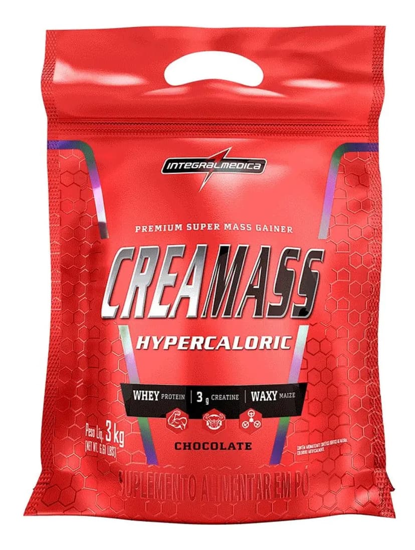 Hipercalórico/Proteína Creamass Hipercalórico Pouch 3kg Integralmedica sabor Chocolate x 3kg