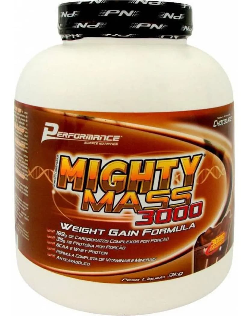 Hipercalórico Mighty Mass 3000 Chocolate Performance 3kg