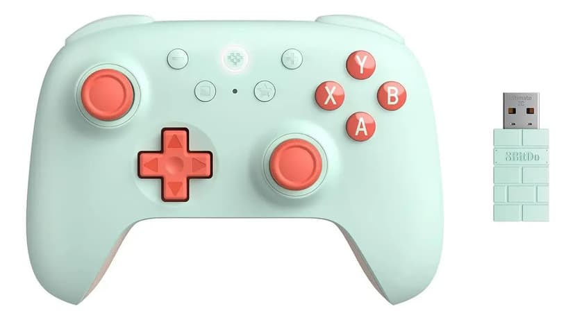 Controle Gamer 8BitDo Ultimate 2c Bluetooth/wireless Cor Verde-claro