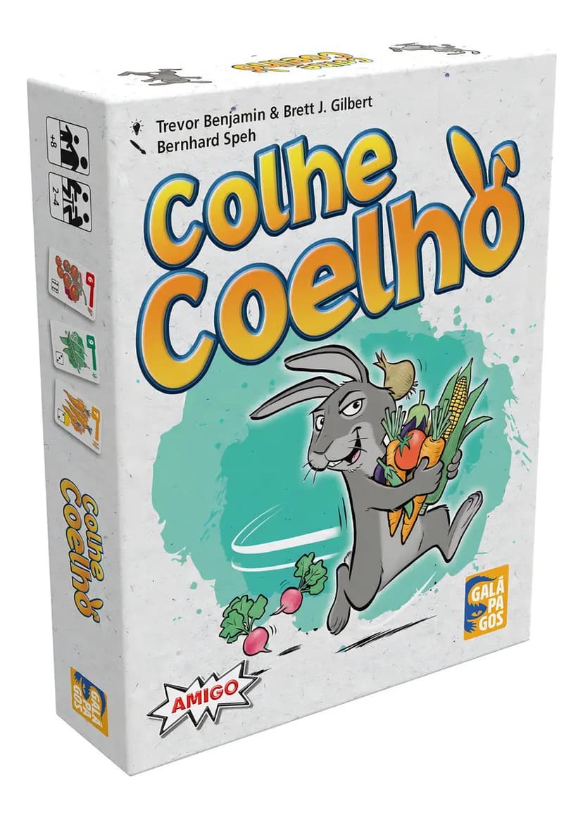 Colhe Coelho Galápagos Jogos Tabuleiro