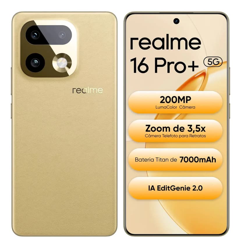 Celular Realme 16 Pro Plus 5g 12gb 512gb