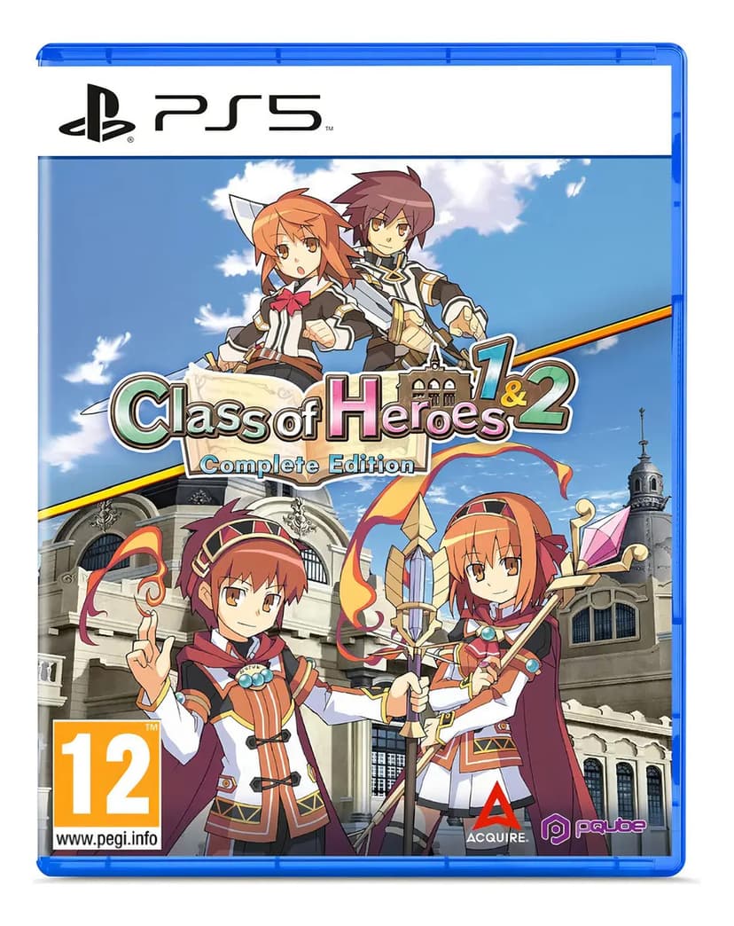 Class of Heroes 1 e 2 Complete Edition Jogo PS5 RPG Físico