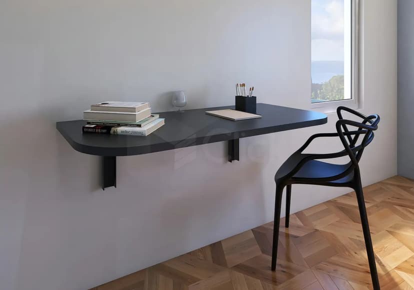 Mesa Para Computador Gamer Madera 9409 - Preto/branco Cor Preto