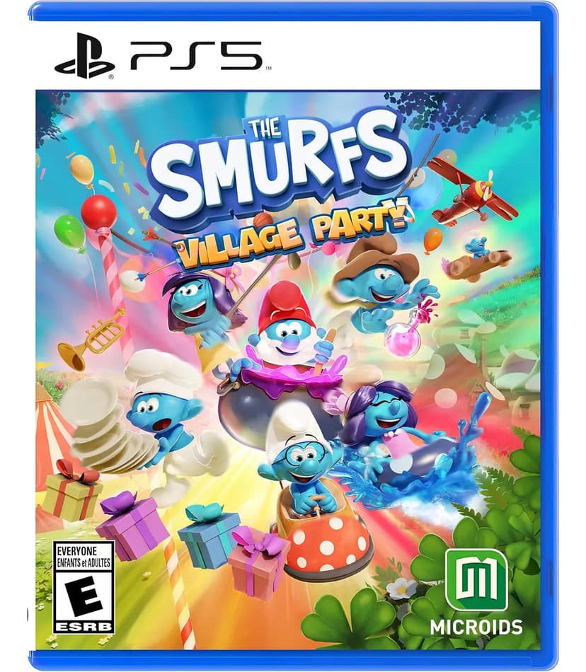 The Smurfs Village Party Jogo PS5 50 Minijogos 2-4 Jogadores Físico