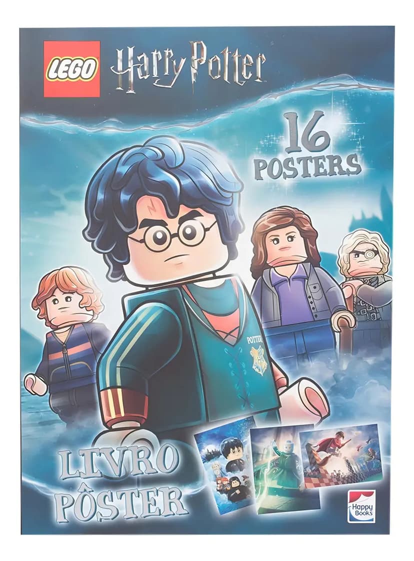 LEGO Harry Potter: Livro Pôster - Lego - Happy Books - Capa Mole