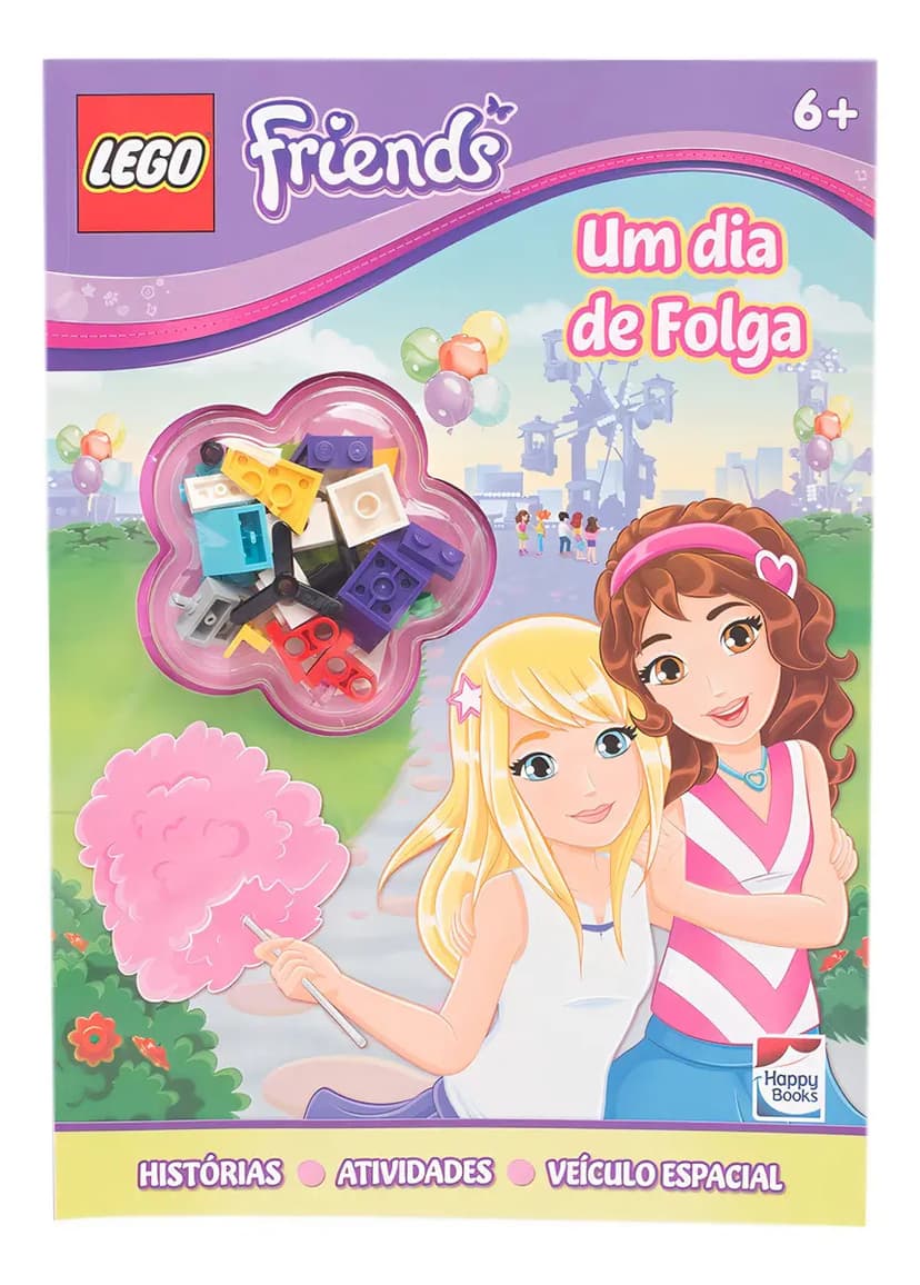 LEGO Friends: Um dia de Folga - Lego - Happy Books - Capa Mole