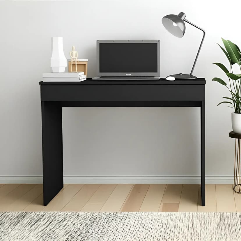 Mesa Escrivaninha Notebook Computador Alexia 80cm Preto