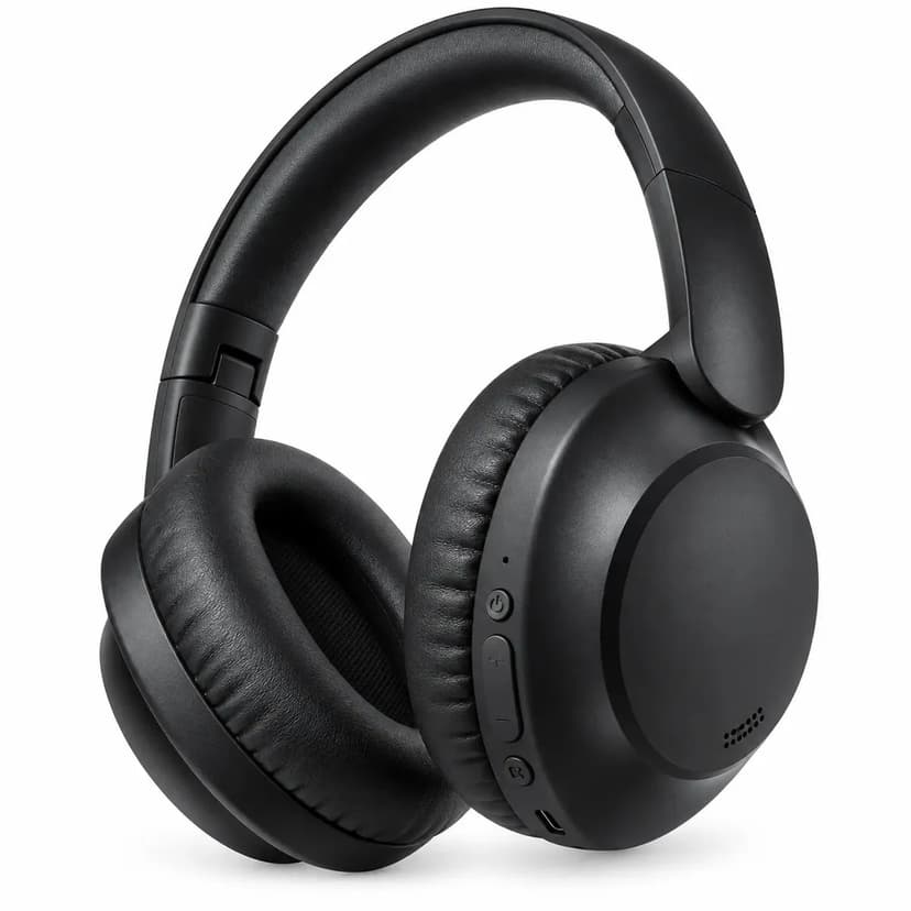 Fone Sem Fio Fone Over Ear Fone De Ouvido Bluetooth Sem Fio, Bluetooth 6.0, Cancelamento Ativo De Ruído ANC, Driver 40Mm, Até 13 Horas De Reprodução, Alcance 10~15M, Indicador De Bateria Para IOS