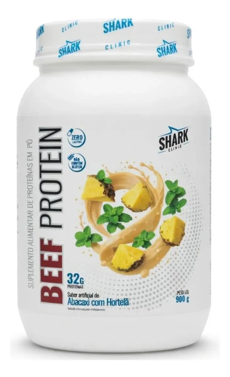 Beef Protein Whey Proteína da Carne Pote 900g Shark Pro