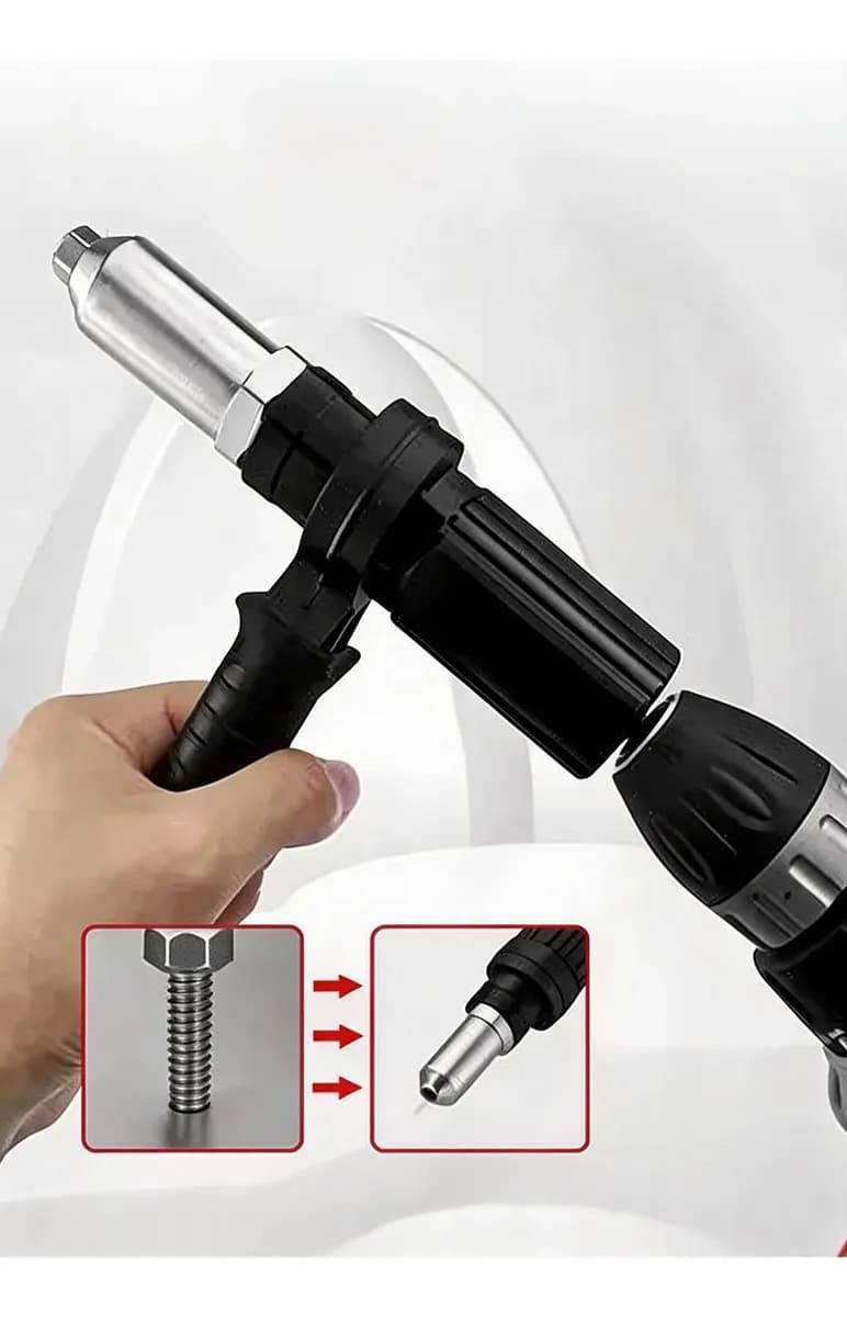 Adaptador Rebitadeira Furadeira Parafusadeira Rebite Pop 3