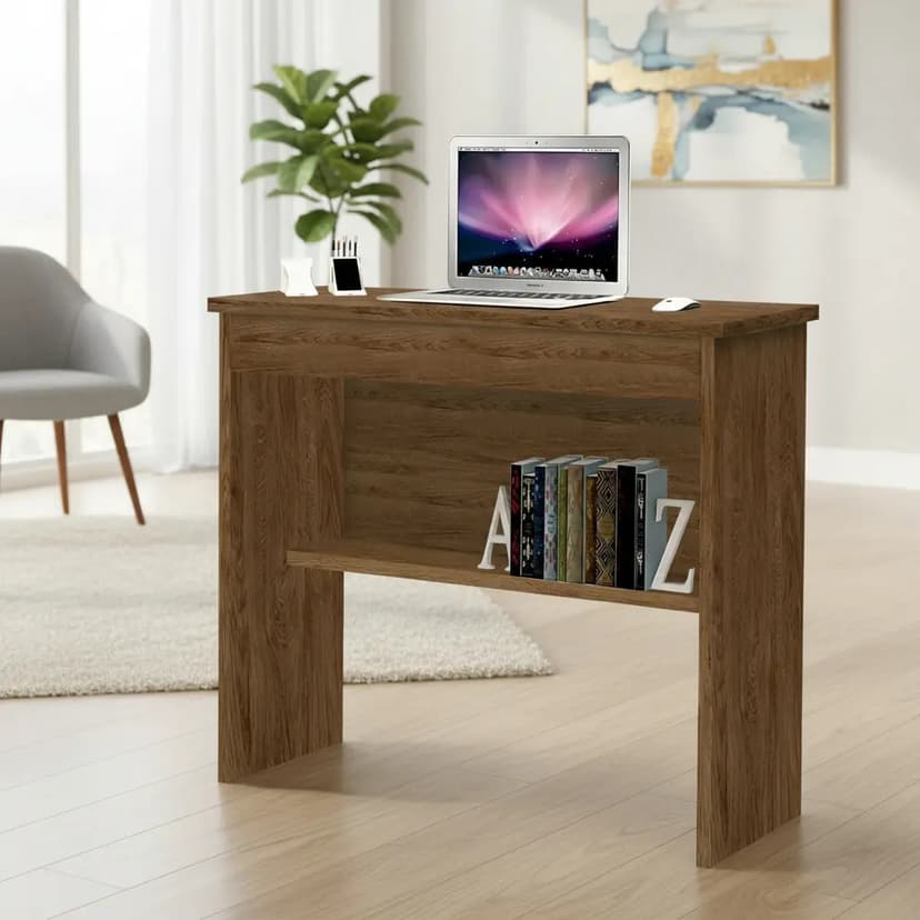 Mesa Escrivaninha Office Notebook Computador Com Gaveta Vt