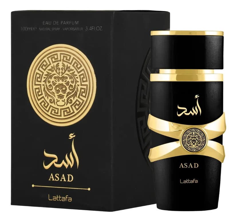 Perfume Lattafa Asad 100ml Original Eau de Parfum Masculino Importado