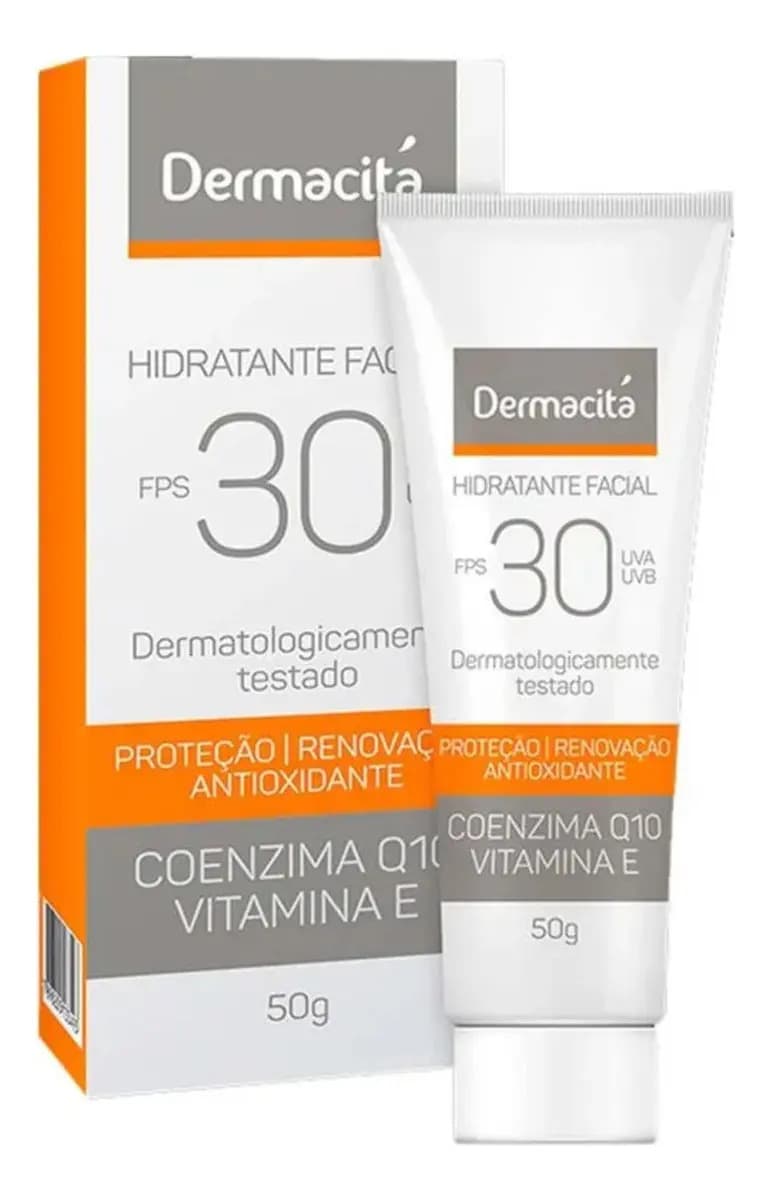 Protetor Solar E Hidratante Facial Dermacitá Fps30