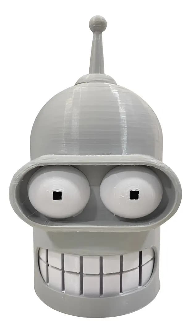 SNS3D Cinza Para Alexa Echo Dot 2 Tema Bender