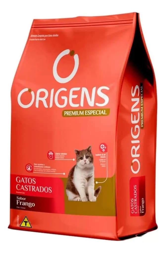 Ração Gato Castrado Origens