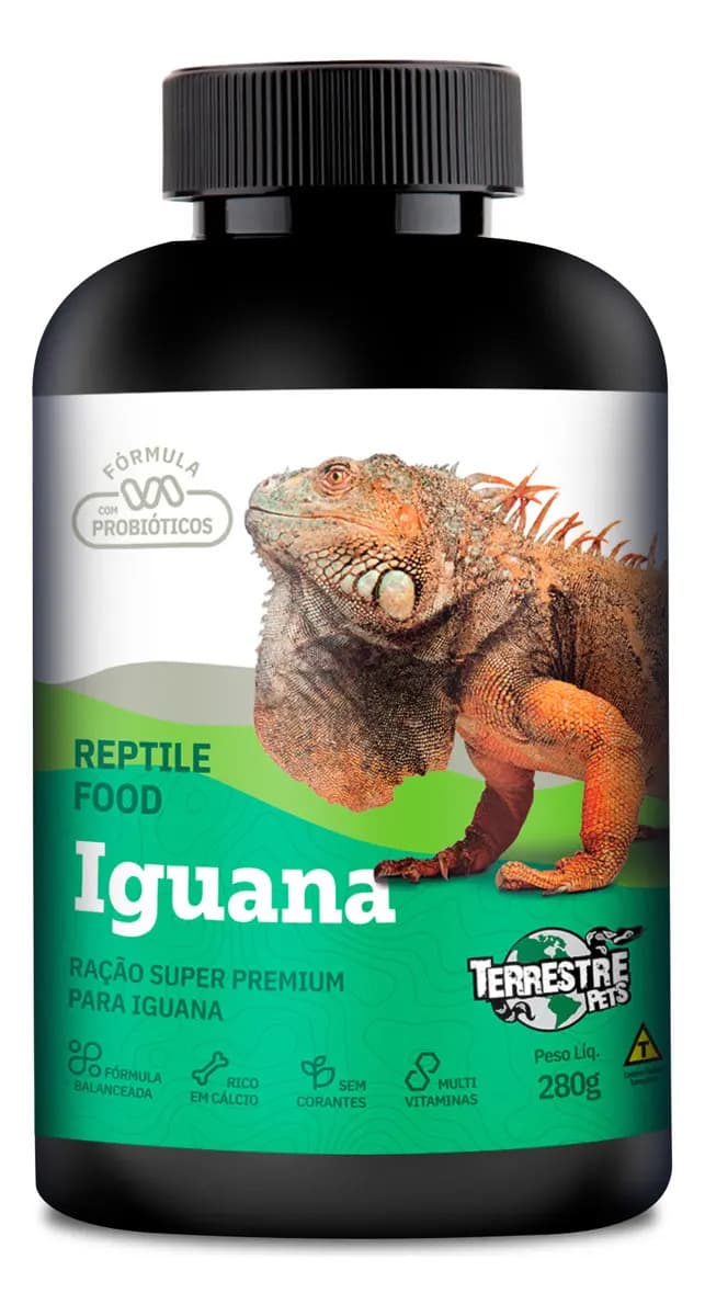 Ração Super Premium Para Iguana Terrestre Pets 280g