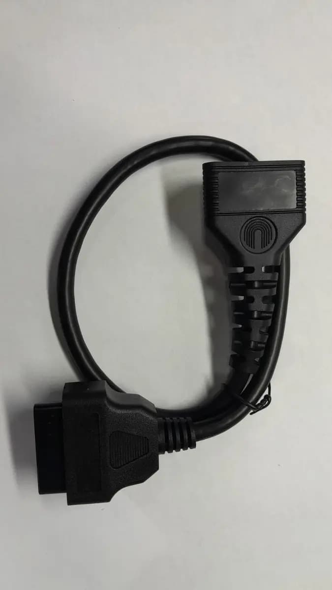 Cabo Adaptador Extensor OBD2 16 Pinos 30cm Para Scanner Automotivo