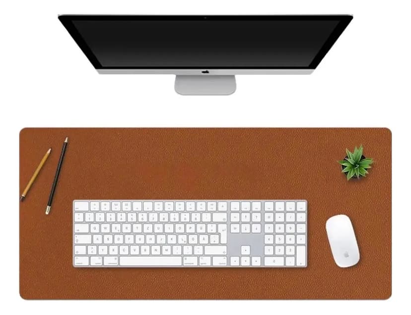 Mouse Pad Grande 90x40cm Para Pc Gamer Notebook Computador Cor Marrom Desenho impresso Preto