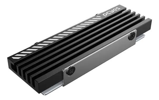 Dissipador De Calor SSD M.2 NVMe 2280 Heatsink PCYES PHS2280BK Compatível PS5 PC Gamer