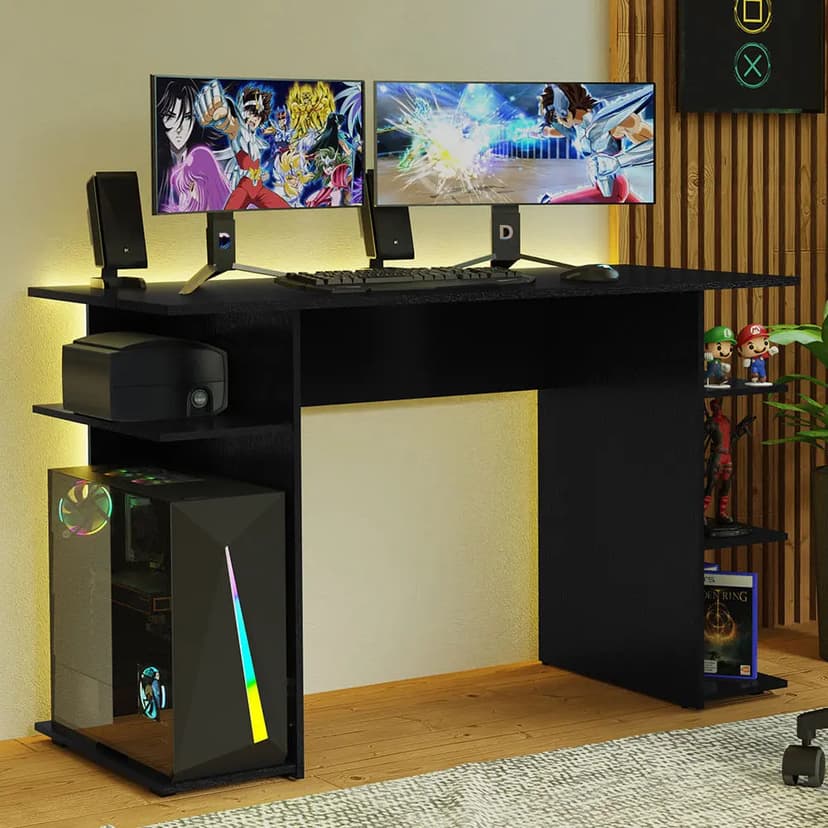 Escrivaninha Mesa Computador Gamer Preto 94248N Madesa
