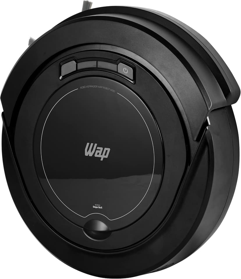 WAP Robô Aspirador Robot W90 3 em 1, 250ml, Bivolt, Sistema Antiqueda